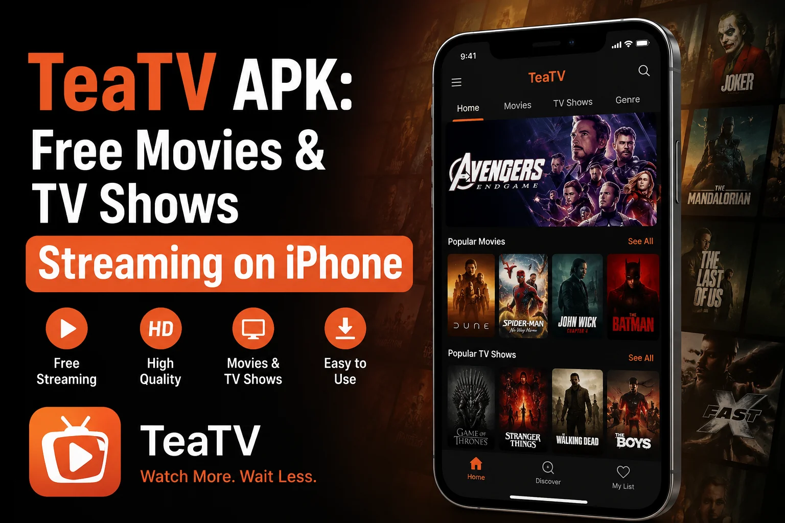 TeaTV APK: Free Movies & TV Shows Streaming on iPhone